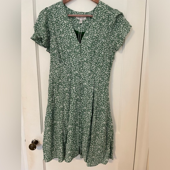 Evernew Mae Flutter-Sleeve Mini Dress - Picture 3 of 8